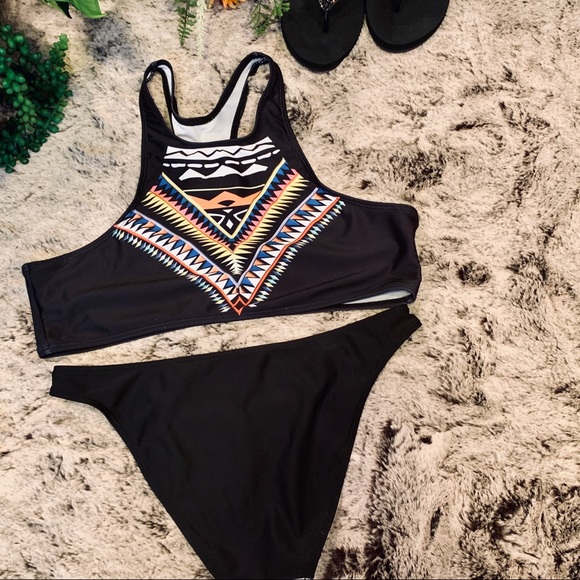 😎2-Piece RACER-BACK Aztec Bikini 👙 - Picture 4 of 5